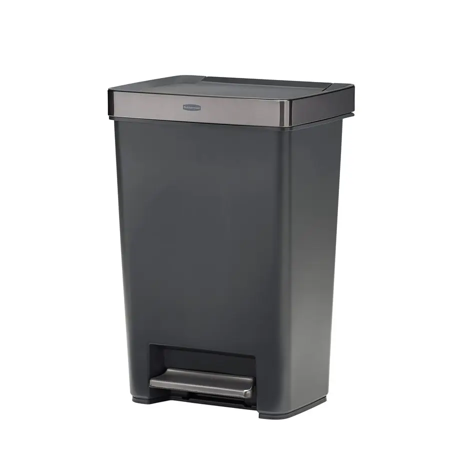Premier Series III StepOn Trash Can for Home and Kitchen, with Stainless Steel Rim, 12.4 Gallon, Charcoal, for Home Kitchen Gara
Premier Series III StepOn Trash Can for Home and Kitchen, with Stainless Steel Rim, 12.4 Gallon, Charcoal, for Home Kitchen Gara