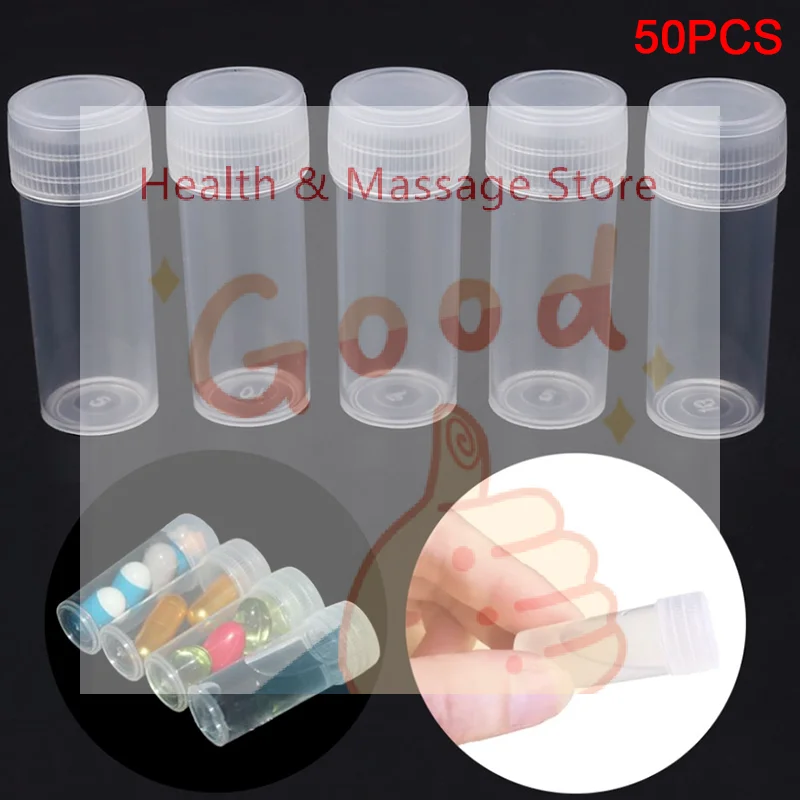 【WA】50Pcs Plastic Bottle Sample Jar 5ML Small Barrel Vials Capsule Storage Empty Transparent Container
【WA】50Pcs Plastic Bottle Sample Jar 5ML Small Barrel Vials Capsule Storage Empty Transparent Container
