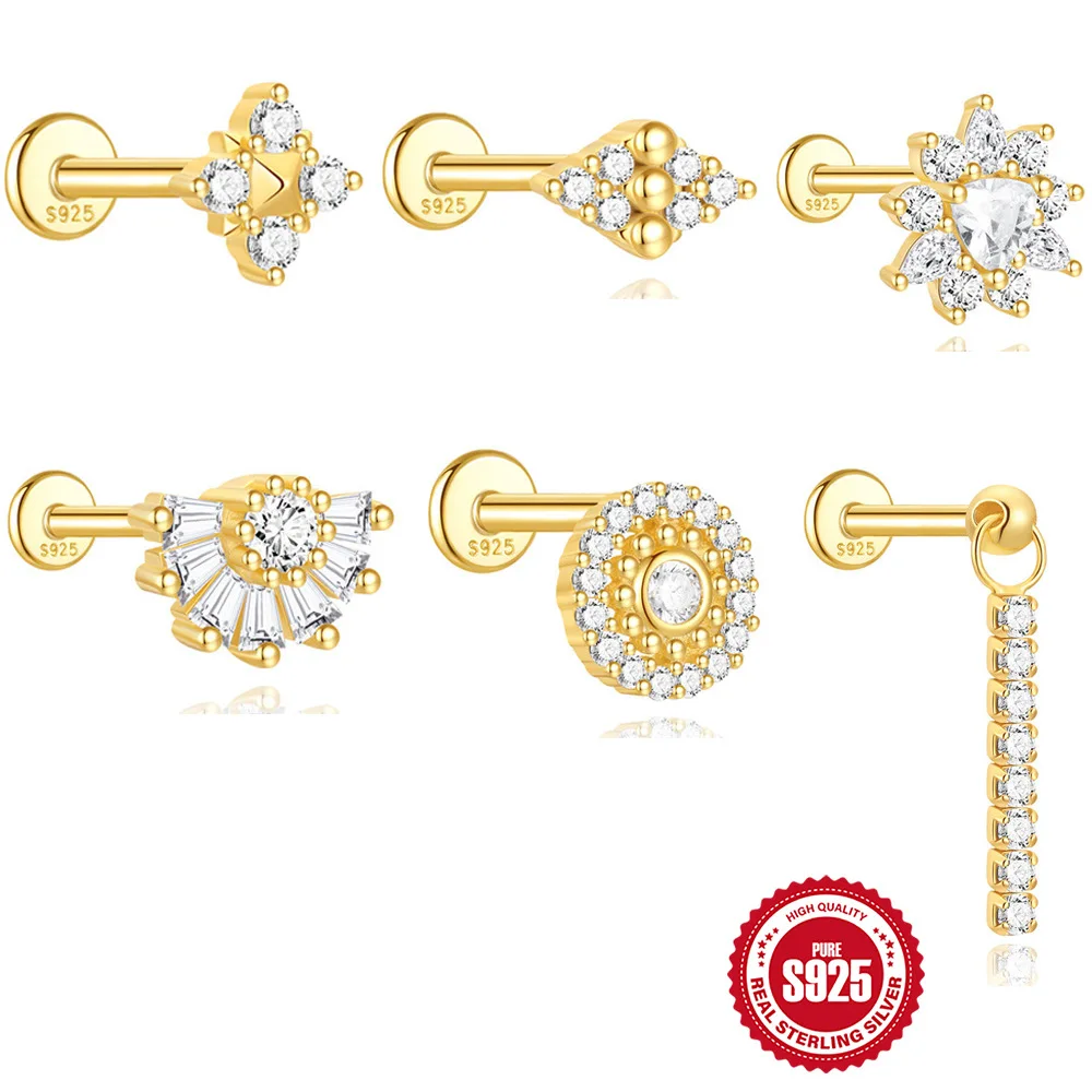 Marka 925 Sterling Silver 1PC Exquisite Cartilage Spiral Puncture Earrings for Women Jewelry Gifts
Marka 925 Sterling Silver 1PC Exquisite Cartilage Spiral Puncture Earrings for Women Jewelry Gifts