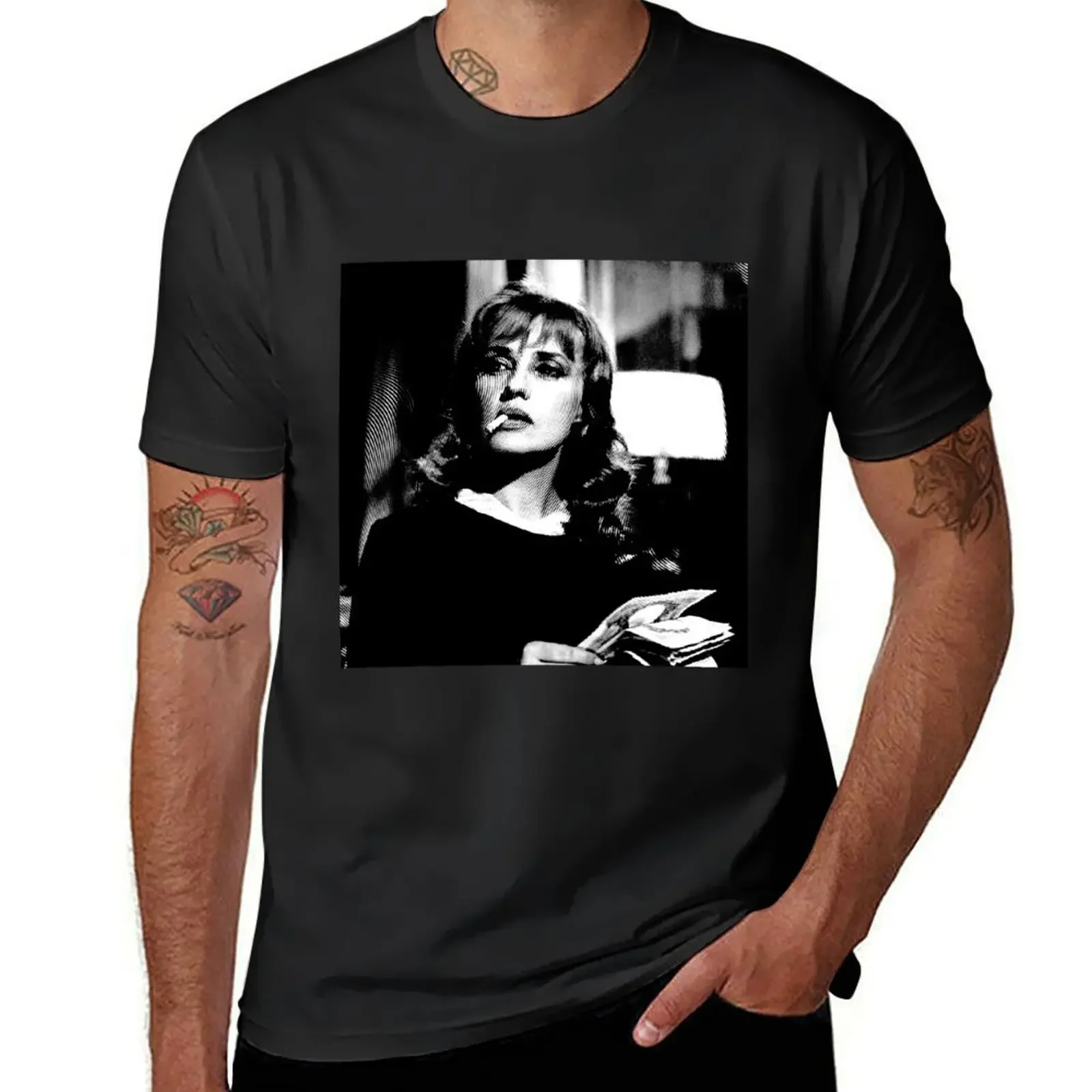 Футболка с коротким рукавом, Jeanne Moreau Linocut In Black & White для мальчиков, белая, с рисунком Croswit Man Blanks Мужская
Футболка с коротким рукавом, Jeanne Moreau Linocut In Black & White для мальчиков, белая, с рисунком Croswit Man Blanks Мужская