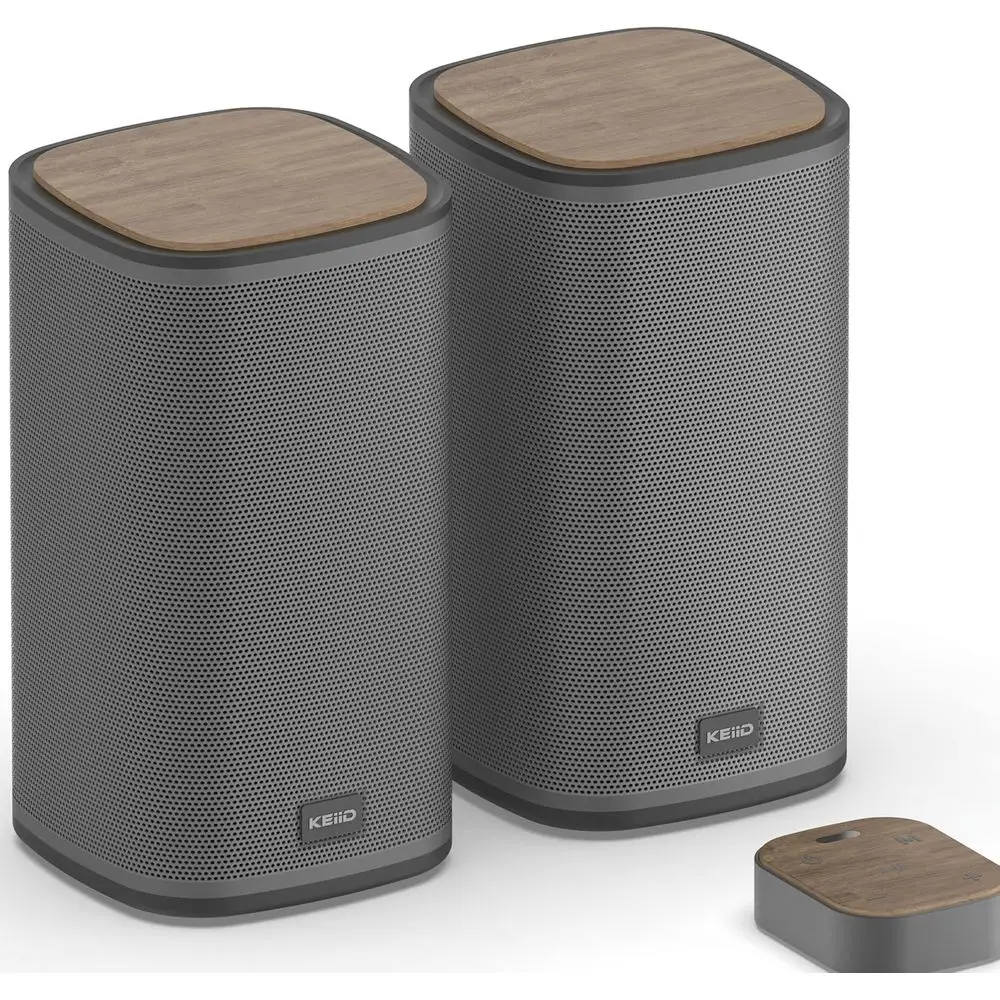 Wireless Touch-Control Computer Speakers with 4 EQ Modes, Stylish Design for PC, Laptop, and Desktop Gaming
Wireless Touch-Control Computer Speakers with 4 EQ Modes, Stylish Design for PC, Laptop, and Desktop Gaming