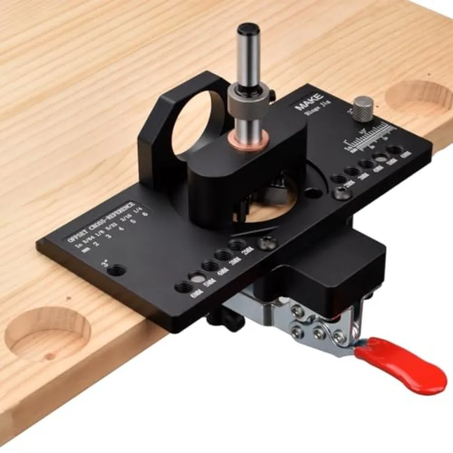 Metal Concealed Hinge Jig with Quick Clamp and Dust Vacuum Adapter - 35mm Cabinet Hinge Drilling Jig for Woodworking Door Cabin
Metal Concealed Hinge Jig with Quick Clamp and Dust Vacuum Adapter - 35mm Cabinet Hinge Drilling Jig for Woodworking Door Cabin