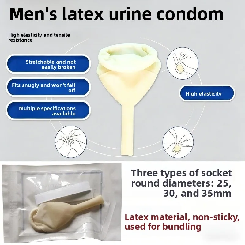 20PCS Straight Shape Male Latex Urinary Catheter Sheath External Collector Incontinence Care M L XL
20PCS Straight Shape Male Latex Urinary Catheter Sheath External Collector Incontinence Care M L XL