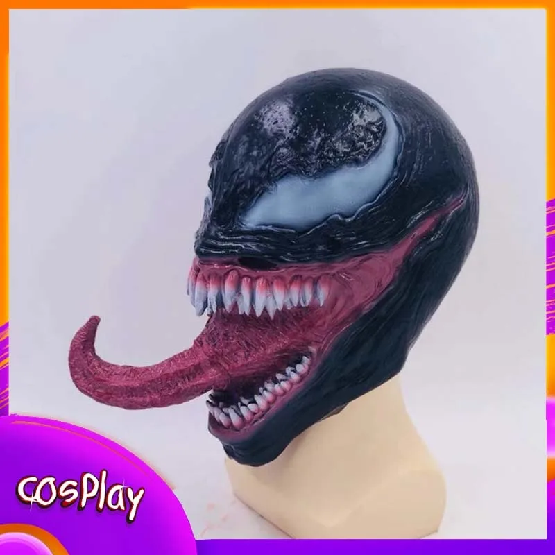 Venom Mask Cosplay Halloween Horror Hero Latex Venom Wearable Actor's Headgear Adult One-size Comic-con Party Masquerade Props
Venom Mask Cosplay Halloween Horror Hero Latex Venom Wearable Actor's Headgear Adult One-size Comic-con Party Masquerade Props