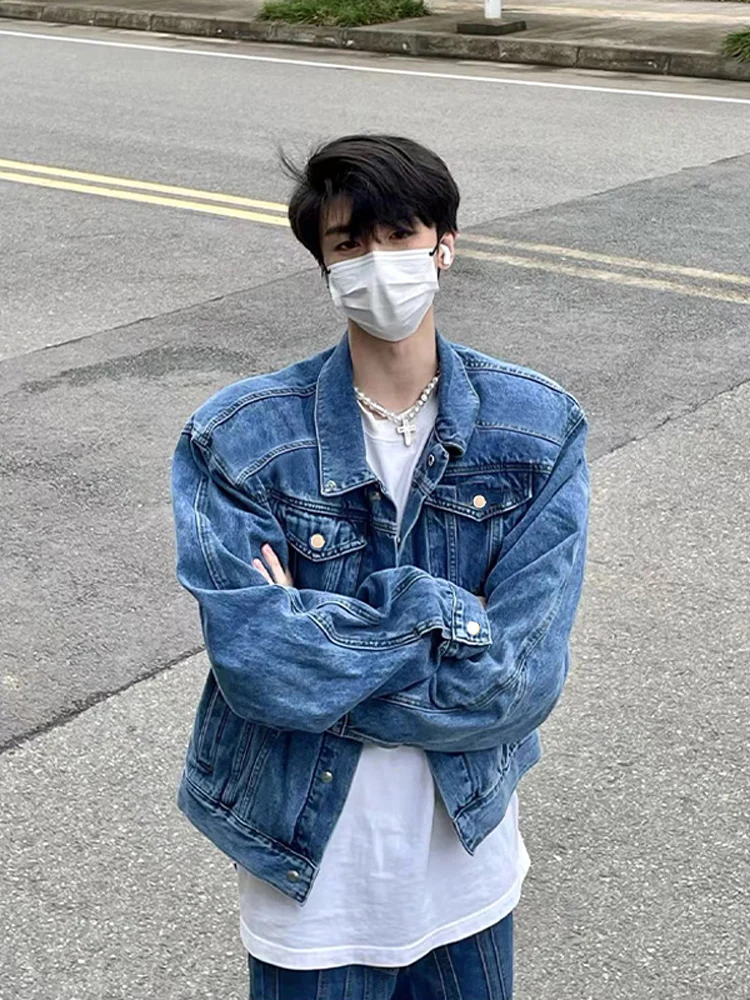 Светло-голубая мужская джинсовая куртка в американском стиле, осенняя, трендовая, эксклюзивная коллекция, премиум-качество
Светло-голубая мужская джинсовая куртка в американском стиле, осенняя, трендовая, эксклюзивная коллекция, премиум-качество