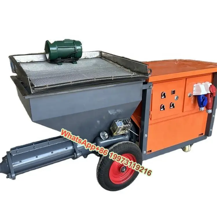 Электрический автоматический опрыскиватель цементного раствора, строительное гипсовое покрытие с двигателем, коробкой передач, насос, основной компонент
Электрический автоматический опрыскиватель цементного раствора, строительное гипсовое покрытие с двигателем, коробкой передач, насос, основной компонент