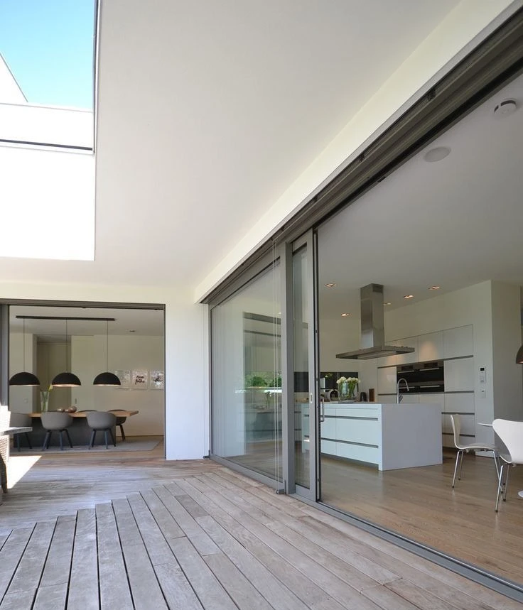 Factory Direct House Slide Door Double Glazed Glass Patio Door Exterior Panorama Balcony Thermally Break Aluminum Sliding Doors
Factory Direct House Slide Door Double Glazed Glass Patio Door Exterior Panorama Balcony Thermally Break Aluminum Sliding Doors