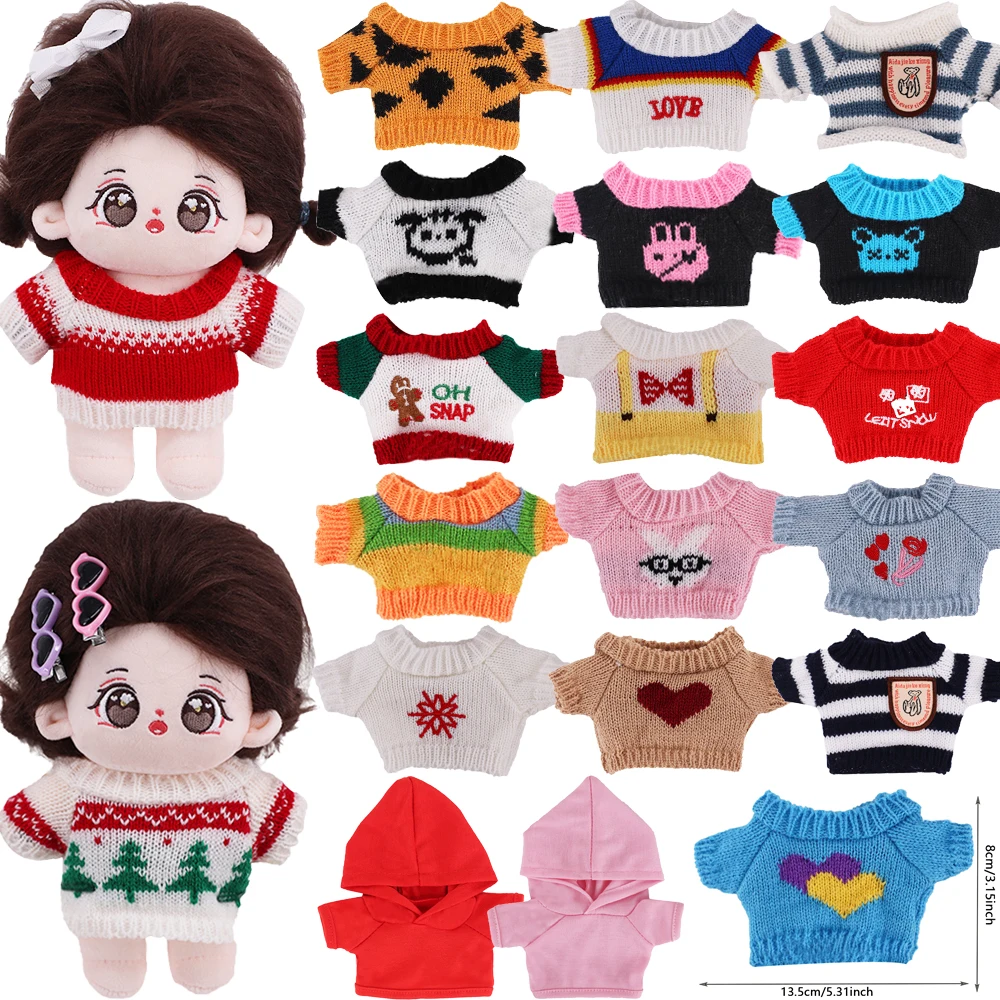 Sweater Mini Doll Clothes For 20cm Korea Kpop Cute Plush Toy Accessories Hoodie Sweatshirt Idol Dolls Accessories Christmas Gift
Sweater Mini Doll Clothes For 20cm Korea Kpop Cute Plush Toy Accessories Hoodie Sweatshirt Idol Dolls Accessories Christmas Gift