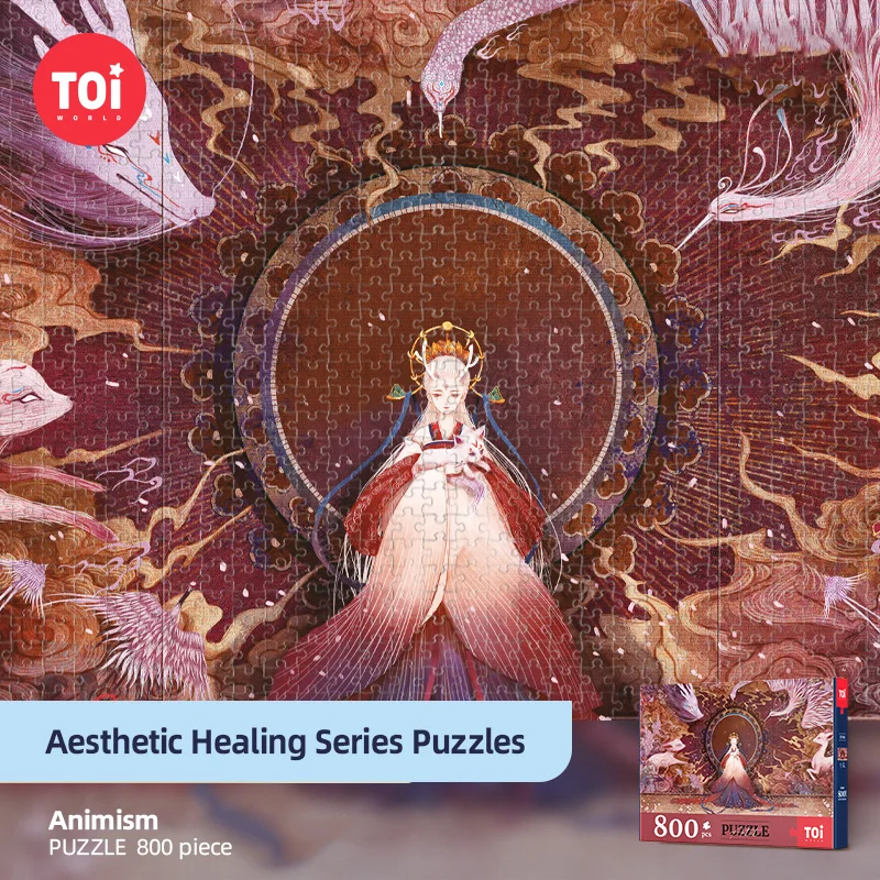 800pcs Animal Soul Jigsaw Myth Anime Drawing Style Adult Teenage Difficult Puzzle Family Painting Decoration Ornament
800pcs Animal Soul Jigsaw Myth Anime Drawing Style Adult Teenage Difficult Puzzle Family Painting Decoration Ornament