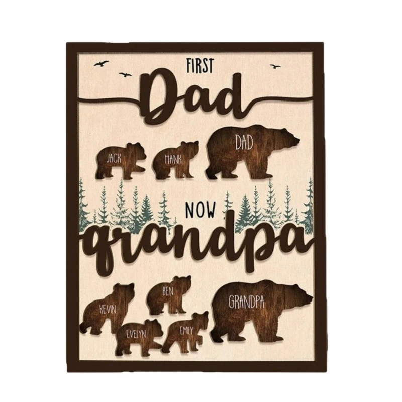 Fashionable Wooden Family Name Sign Hand Craft Nameplate For Father Day Gift 20X25Cm Home Decors With Engraving Option K1KF
Fashionable Wooden Family Name Sign Hand Craft Nameplate For Father Day Gift 20X25Cm Home Decors With Engraving Option K1KF