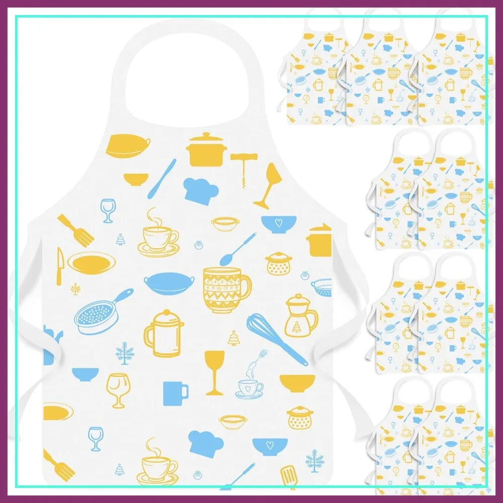 10 PCS Disposable Aprons, Soft Thick Non-Woven Fabric, Waterproof & Oil Proof for BBQ Hot Pot Cooking Handmade Floral Art
10 PCS Disposable Aprons, Soft Thick Non-Woven Fabric, Waterproof & Oil Proof for BBQ Hot Pot Cooking Handmade Floral Art