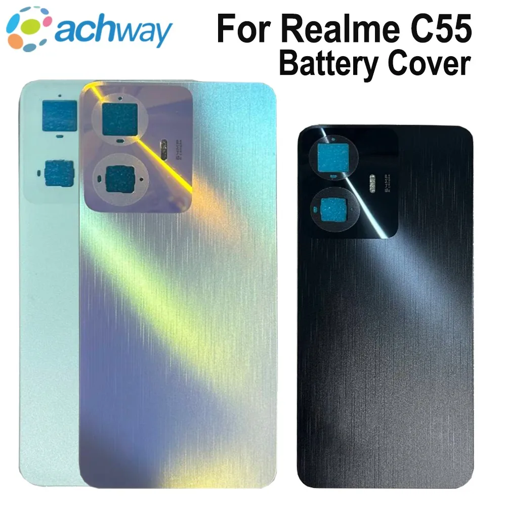 Задняя крышка батарейного отсека для Realme C55, стеклянная деталь, замена RMX3710 для Realme C55, задняя крышка с клеем
Задняя крышка батарейного отсека для Realme C55, стеклянная деталь, замена RMX3710 для Realme C55, задняя крышка с клеем
