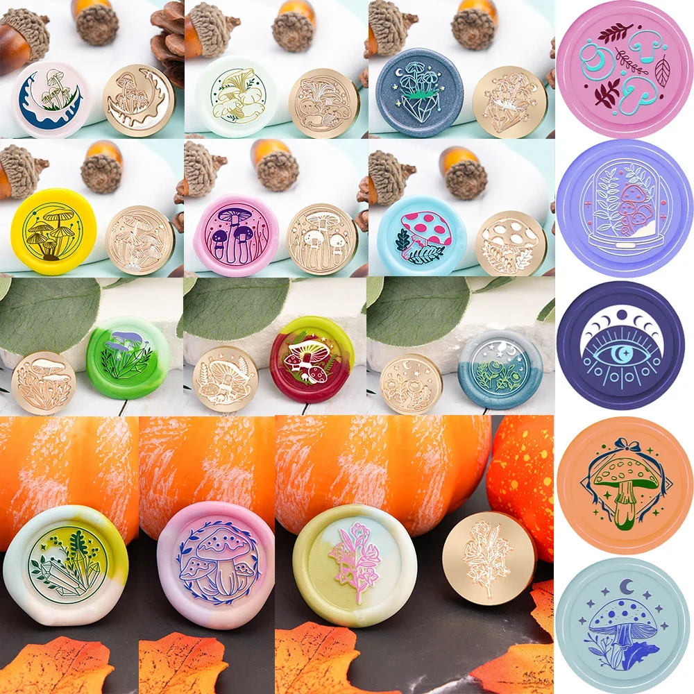 Vintage Magical Forest Mushroom Moon Wax Seal Stamp - Perfect for Crafts Fall, Halloween Invitation & Gift Wrapping
Vintage Magical Forest Mushroom Moon Wax Seal Stamp - Perfect for Crafts Fall, Halloween Invitation & Gift Wrapping