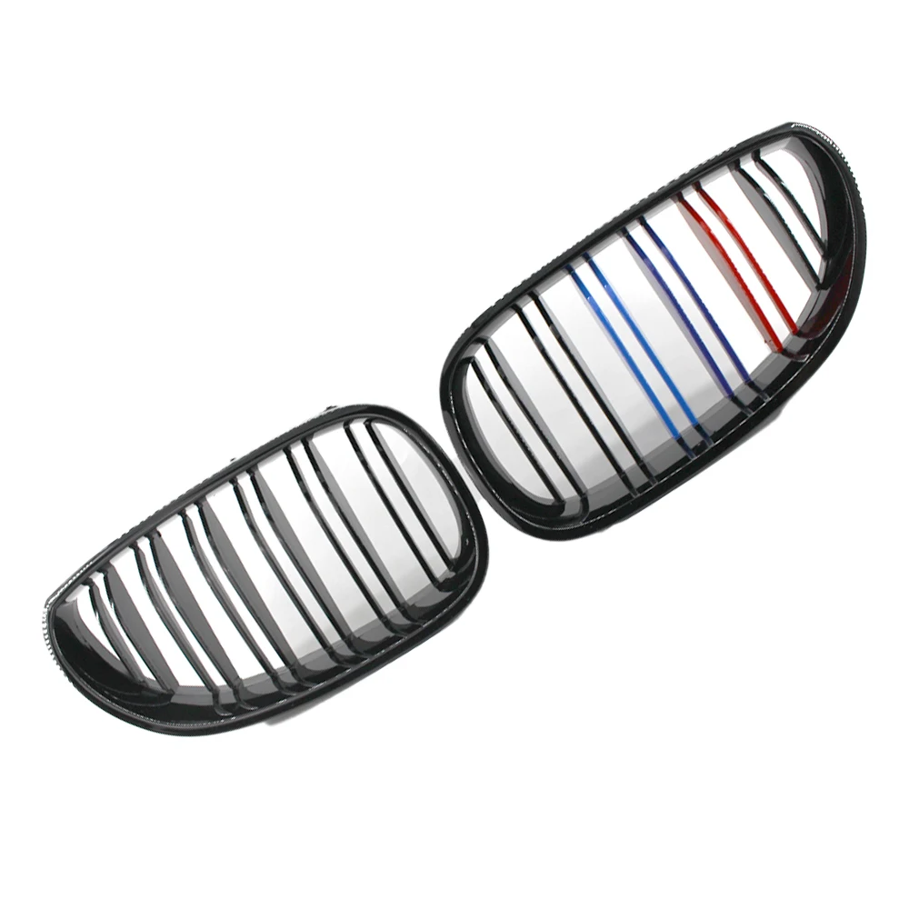 Car Front Bumper Grille Kidney Racing Grill Double Slat Glossy Black For BMW E60 E61 2003 2004 2005 2006 2007 2008 2009 2010
Car Front Bumper Grille Kidney Racing Grill Double Slat Glossy Black For BMW E60 E61 2003 2004 2005 2006 2007 2008 2009 2010