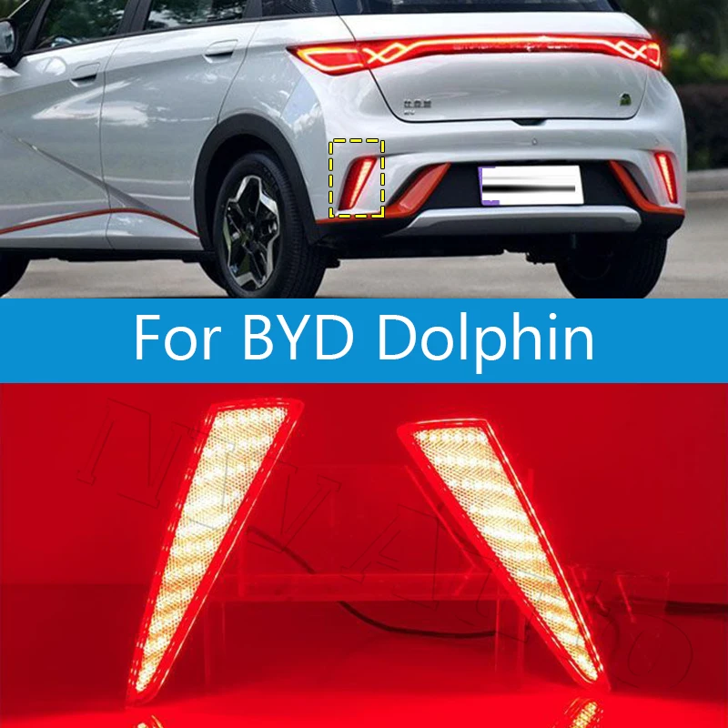 Автомобильный светодиодный отражатель заднего бампера для BYD Dolphin 2021 2022 2023 2024, противотуманная фара, стоп-сигнал, задняя противотуманная фара
Автомобильный светодиодный отражатель заднего бампера для BYD Dolphin 2021 2022 2023 2024, противотуманная фара, стоп-сигнал, задняя противотуманная фара