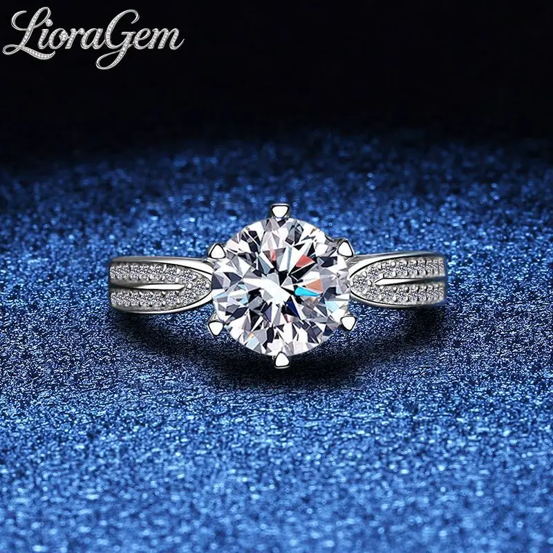 LioraGem Starlight Queen Women's Ring, 1–2 Carat D-Color Moissanite Engagement Ring Platinum PT950 Stamp Wedding Charm Jewelry
LioraGem Starlight Queen Women's Ring, 1–2 Carat D-Color Moissanite Engagement Ring Platinum PT950 Stamp Wedding Charm Jewelry