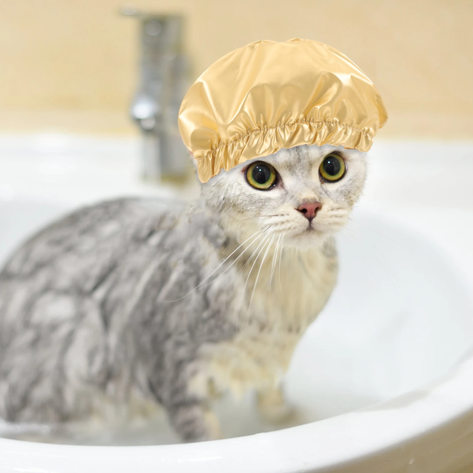 Waterproof Pet Hat Bathing Caps for Dogs Cats Ear Muff Head Cover Golden S Adjustable Elastic Strap Satin EVA Pet Shower
Waterproof Pet Hat Bathing Caps for Dogs Cats Ear Muff Head Cover Golden S Adjustable Elastic Strap Satin EVA Pet Shower