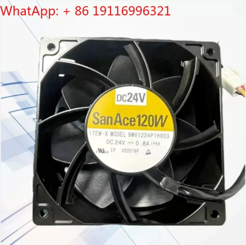 9WV1224P1H003/001/24V 0.8A brand new 12CM 4-wire cooling fan alum-inum frame
9WV1224P1H003/001/24V 0.8A brand new 12CM 4-wire cooling fan alum-inum frame