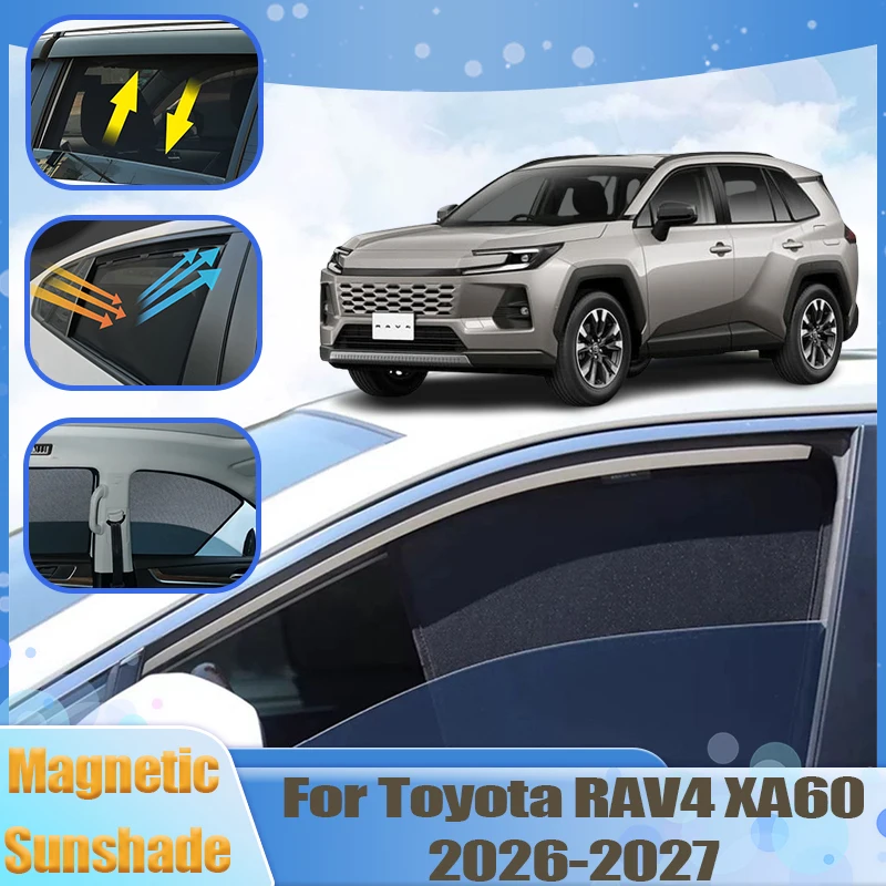Car Mesh Sunshades For Toyota RAV4 XA60 2026 2027 Sunshade Auto Window Curtain Magnetic Sun Visors Accessories Block Mosquitoes
Car Mesh Sunshades For Toyota RAV4 XA60 2026 2027 Sunshade Auto Window Curtain Magnetic Sun Visors Accessories Block Mosquitoes