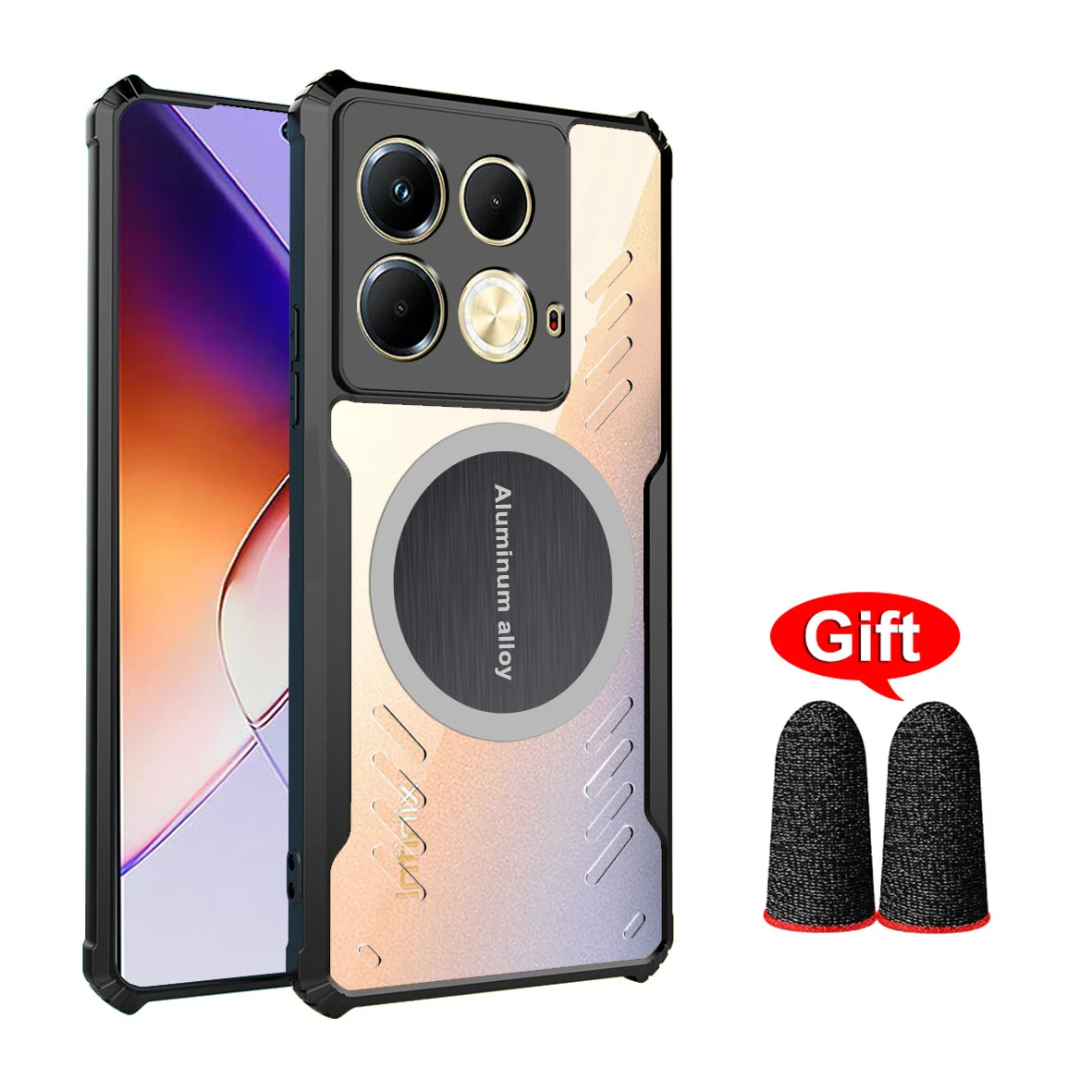 For TECNO Spark Go 1 Case Aluminum Alloy Heat Dissipation Shell For TECNO Spark Go1 Graphene Cooling Cover For TECNO SparkGo 1
For TECNO Spark Go 1 Case Aluminum Alloy Heat Dissipation Shell For TECNO Spark Go1 Graphene Cooling Cover For TECNO SparkGo 1