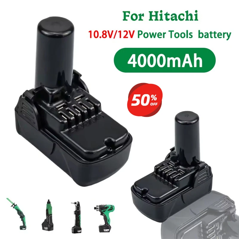 BCL1015 BCL1030 10.8V/12V 4000mah Li-ion Replacement Rechargeable Battery for Hitachi Hikoki Power Tools CJ10DL DB10DL WH10DC
BCL1015 BCL1030 10.8V/12V 4000mah Li-ion Replacement Rechargeable Battery for Hitachi Hikoki Power Tools CJ10DL DB10DL WH10DC