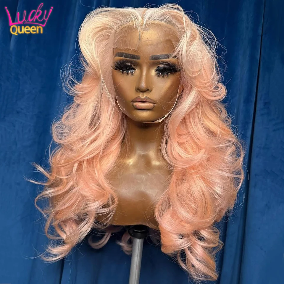 Light Pink 180 Density Human Hair Body Wave Pre Plucked 613 Colorful Wigs For Women Transparent Lace Frontal 13X6 Brazilian Hair
Light Pink 180 Density Human Hair Body Wave Pre Plucked 613 Colorful Wigs For Women Transparent Lace Frontal 13X6 Brazilian Hair
