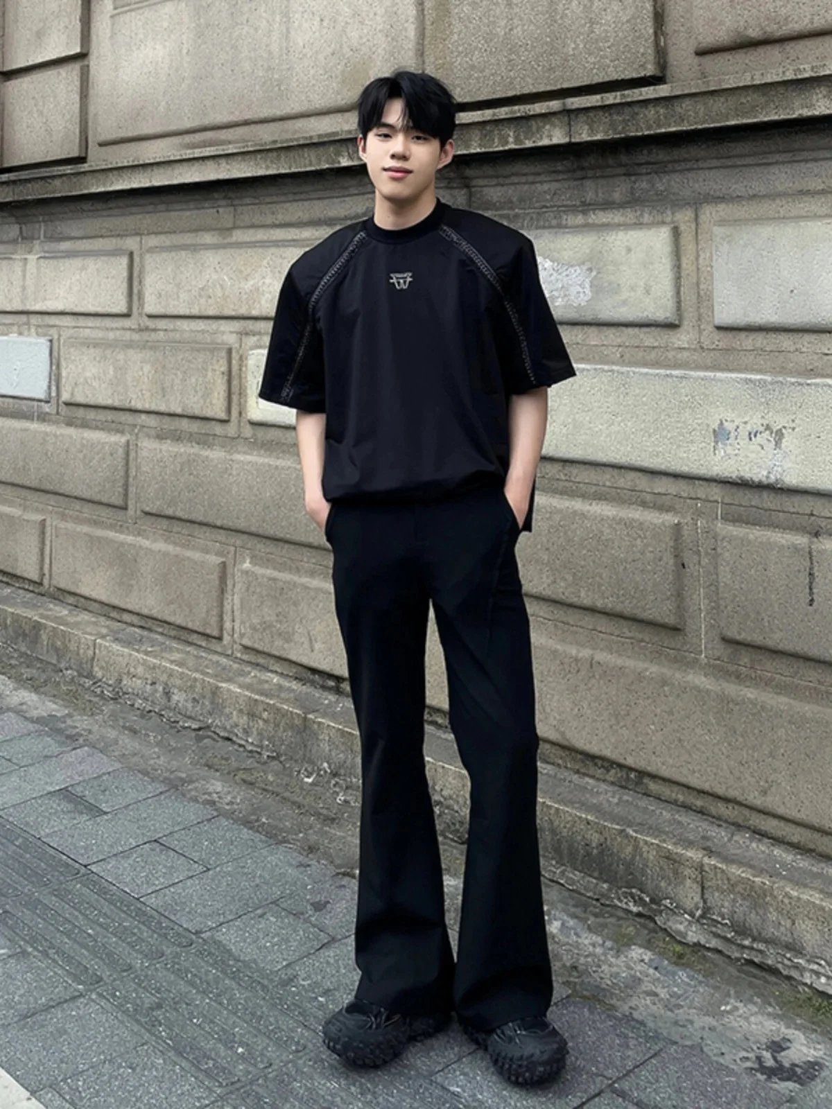 Мужские повседневные брюки Bla: летние, прямые, зауженные, с эффектом драпировки, премиум-класса, для молодежи, придающие энергичный вид
Мужские повседневные брюки Bla: летние, прямые, зауженные, с эффектом драпировки, премиум-класса, для молодежи, придающие энергичный вид