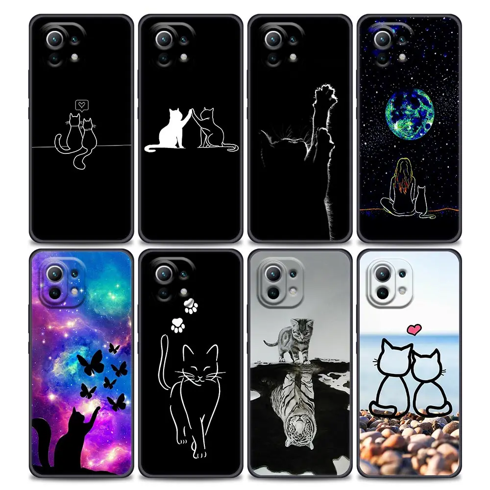 Funny Black Cat Line Art For Xiaomi 11 Lite 5G NE Case 11T 12 Lite 12T 13 13T Pro Poco X3 NFC F3 M3 M4 F5 X5 Pro Back Cover Cats
Funny Black Cat Line Art For Xiaomi 11 Lite 5G NE Case 11T 12 Lite 12T 13 13T Pro Poco X3 NFC F3 M3 M4 F5 X5 Pro Back Cover Cats