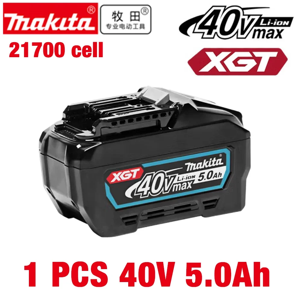 Original Makita 40V MAX XGT 21700 cell lithium-ion battery 5.0AH original battery BL4020 BL4025 BL4040 BL4050 BL4080
Original Makita 40V MAX XGT 21700 cell lithium-ion battery 5.0AH original battery BL4020 BL4025 BL4040 BL4050 BL4080