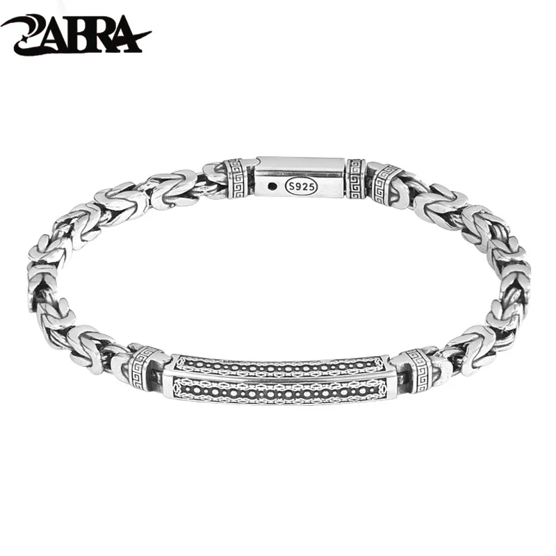 ZABRA S925 Silver Ping An Pattern Bracelet for Men's Trendy Brand Retro Thai Silver Small Luxury Men's Handwear
ZABRA S925 Silver Ping An Pattern Bracelet for Men's Trendy Brand Retro Thai Silver Small Luxury Men's Handwear