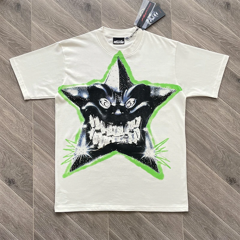 Hellstar Studios Smiling Star T-irt Rhinestone Printed Casual ort Sve Cotton Youth Faion Summer round Ne T-irt
Hellstar Studios Smiling Star T-irt Rhinestone Printed Casual ort Sve Cotton Youth Faion Summer round Ne T-irt