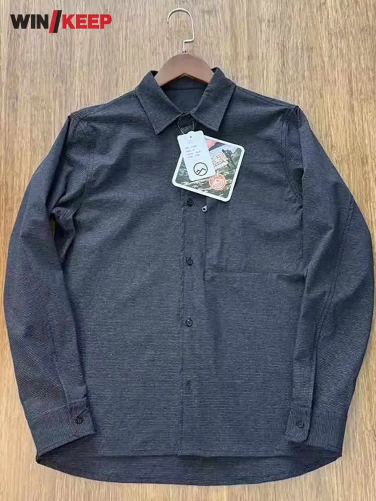 Mens Outdoor Breathable Quick Dry Hiking Shirt Single Breasted Long Sleeve Sun Protect Camping Tops Loose Fit Trekking Shirts
Mens Outdoor Breathable Quick Dry Hiking Shirt Single Breasted Long Sleeve Sun Protect Camping Tops Loose Fit Trekking Shirts
