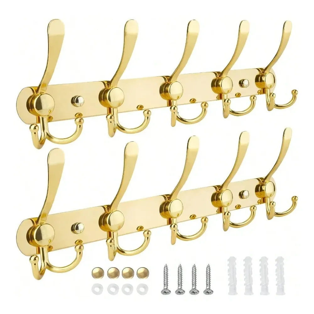 Mounted Coat Rack Five Heavy Duty Tri Hooks All Metal Construction For Jacket Coat Hat In Mudroom Entryway Matte Black 2Pack Gi
Mounted Coat Rack Five Heavy Duty Tri Hooks All Metal Construction For Jacket Coat Hat In Mudroom Entryway Matte Black 2Pack Gi