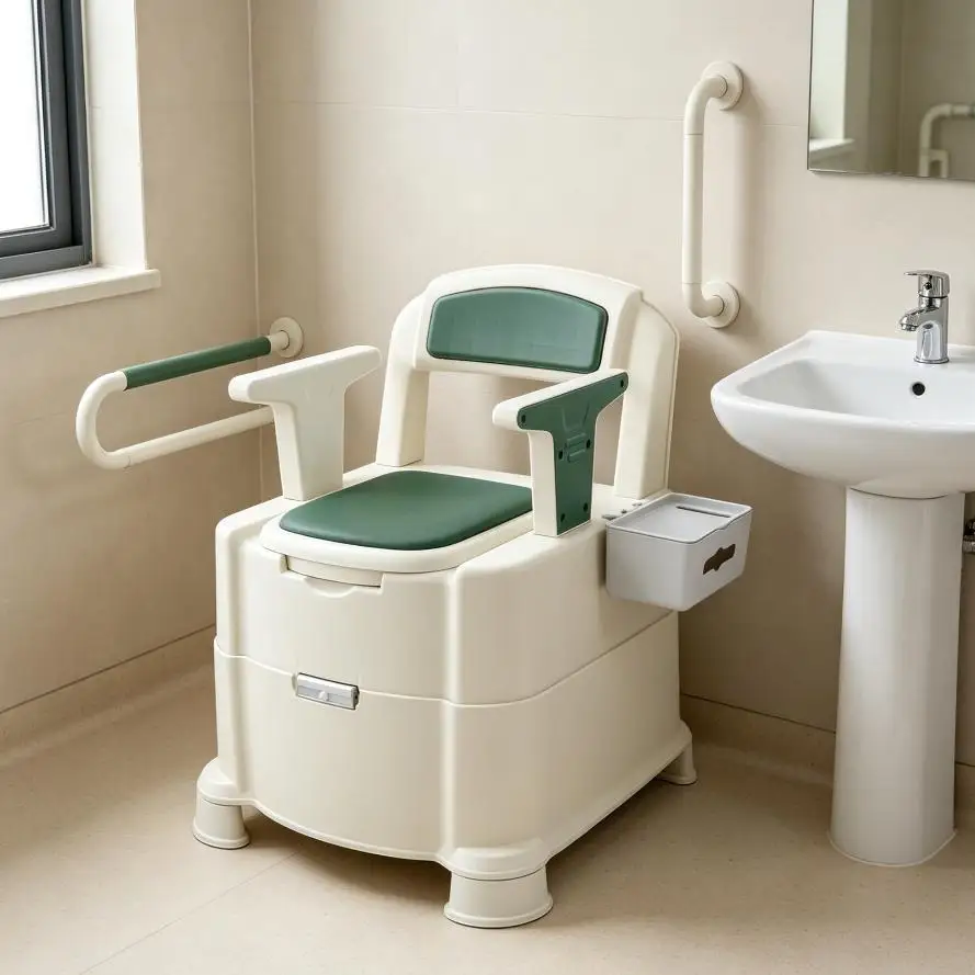 Commode Chair Portable Toilet Toilet Chair Dual Height Adjustable Dual Bucket Squat Bedroom Use Odor Proof Sealed Quiet Soft Close Lid Sensor Night Light 5M Auto On Off Removable Armrests Padded Backrest Elderly Patient Pregnancy Home Care
Commode Chair Portable Toilet Toilet Chair Dual Height Adjustable Dual Bucket Squat Bedroom Use Odor Proof Sealed Quiet Soft Close Lid Sensor Night Light 5M Auto On Off Removable Armrests Padded Backrest Elderly Patient Pregnancy Home Care