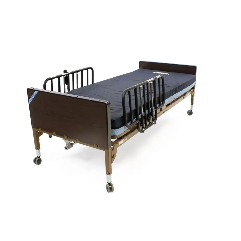 Adjustable Semi-Electric Medical Bed for Home Use - Includes Mattress and Side Rails, Quiet Motor, Durable
Adjustable Semi-Electric Medical Bed for Home Use - Includes Mattress and Side Rails, Quiet Motor, Durable