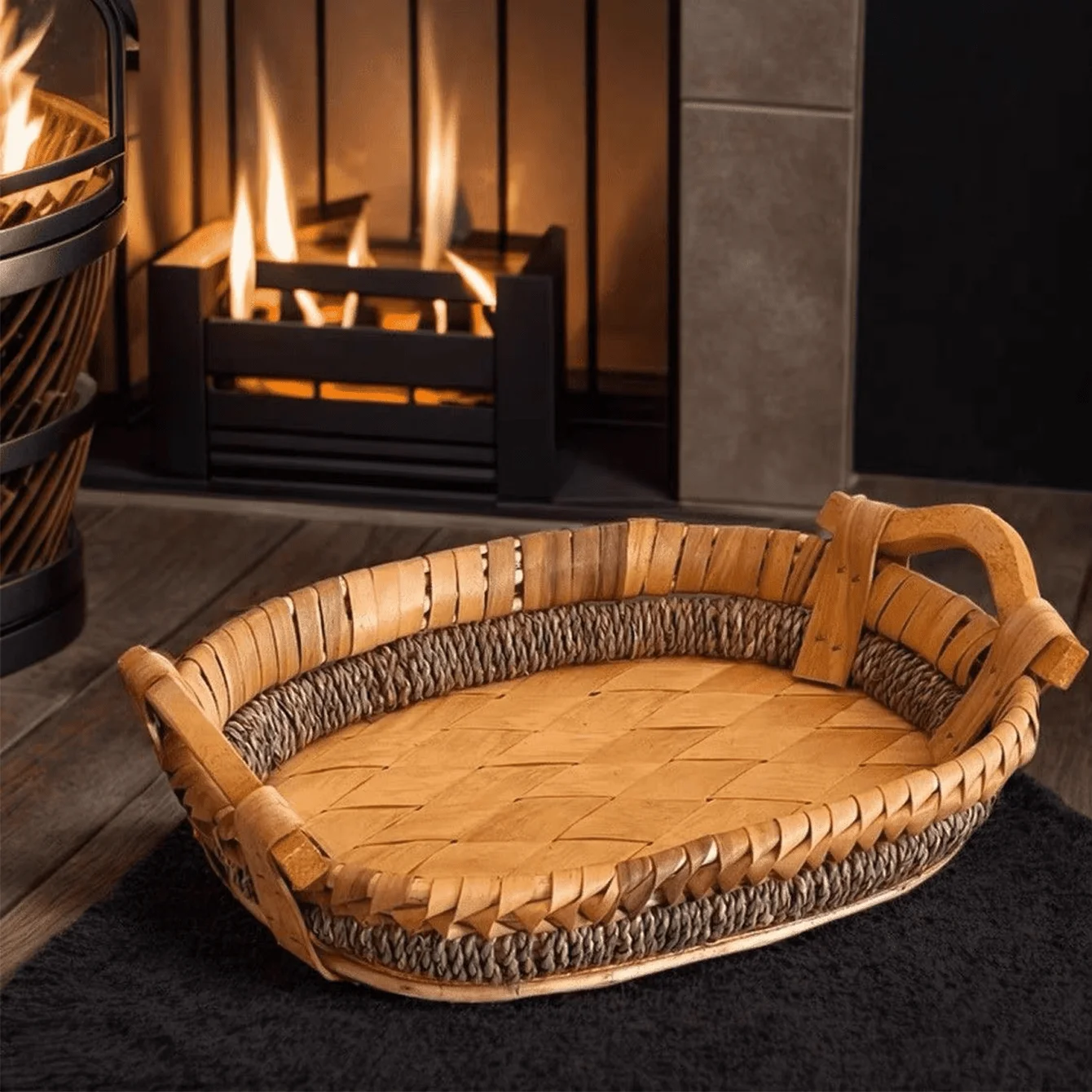 Vintage Hand Woven Natural Willow Food Storage Basket Tray for Kitchen Organizer Ideal for Fruits Snacks Bread Or Pet Bed
Vintage Hand Woven Natural Willow Food Storage Basket Tray for Kitchen Organizer Ideal for Fruits Snacks Bread Or Pet Bed