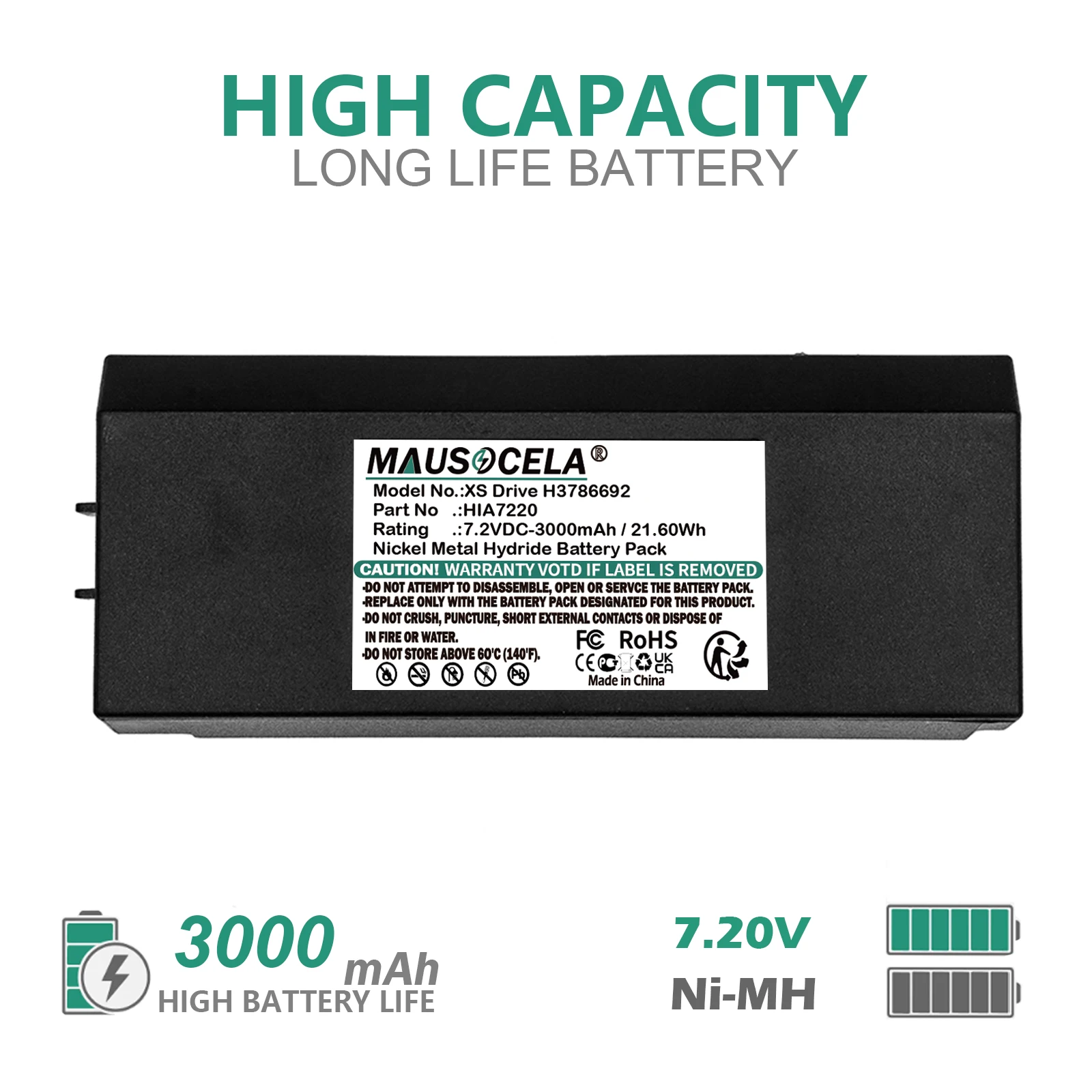 3000mAh Crane Remote Control Battery For Hiab:HIA7220,XS Drive,AX-HI6692,AMH0627,XS Drive H3796692,XS Drive H3786692,Ni-MH,7.20V
3000mAh Crane Remote Control Battery For Hiab:HIA7220,XS Drive,AX-HI6692,AMH0627,XS Drive H3796692,XS Drive H3786692,Ni-MH,7.20V
