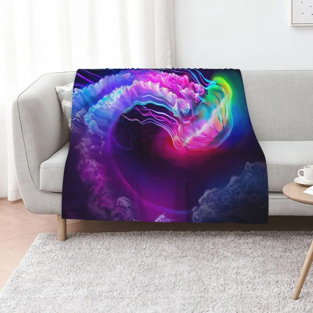 Jellyfish Throw Blanket Thins Baby Beach Plaid on the sofa Blankets
Jellyfish Throw Blanket Thins Baby Beach Plaid on the sofa Blankets