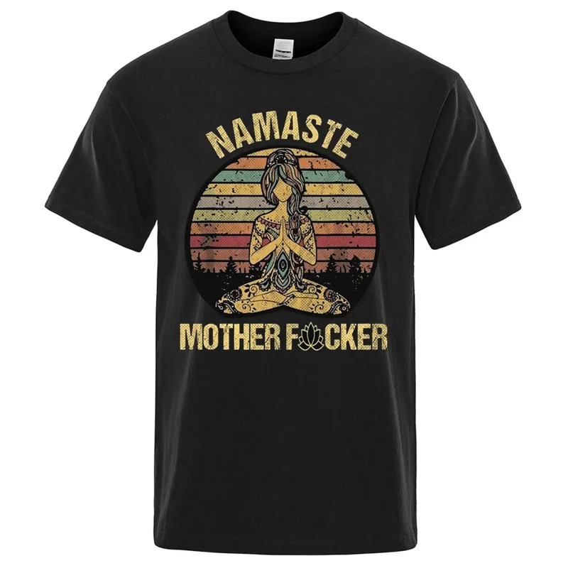 Винтажная забавная футболка Namaste с надписью Mother, Мужская футболка, женские хлопковые футболки, топы, свободная одежда с коротким рукавом 80230
Винтажная забавная футболка Namaste с надписью Mother, Мужская футболка, женские хлопковые футболки, топы, свободная одежда с коротким рукавом 80230