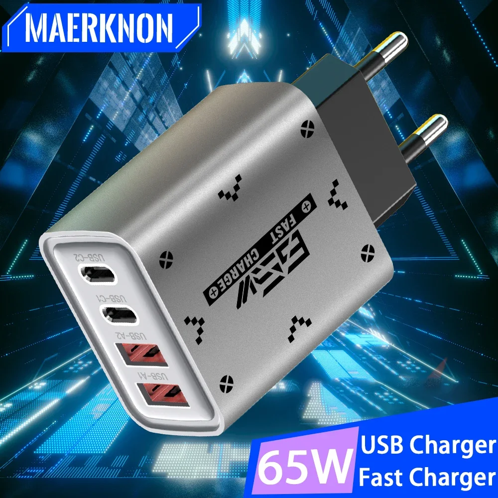 PD 65W USB Charger Type C QC 3.0 Fast Charging Mobile Phone Charger Adapter Wall Charger For iPhone Samsung Xiaomi Huawei oppo
PD 65W USB Charger Type C QC 3.0 Fast Charging Mobile Phone Charger Adapter Wall Charger For iPhone Samsung Xiaomi Huawei oppo