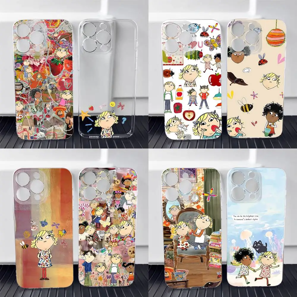 C-Charlie and L-Lola Phone Case For iPhone 17,16,15,14,13,12,11 Pro,Max,Plus,X,XS,XR,SE4,E Mini Transparent Soft Cover 
C-Charlie and L-Lola Phone Case For iPhone 17,16,15,14,13,12,11 Pro,Max,Plus,X,XS,XR,SE4,E Mini Transparent Soft Cover