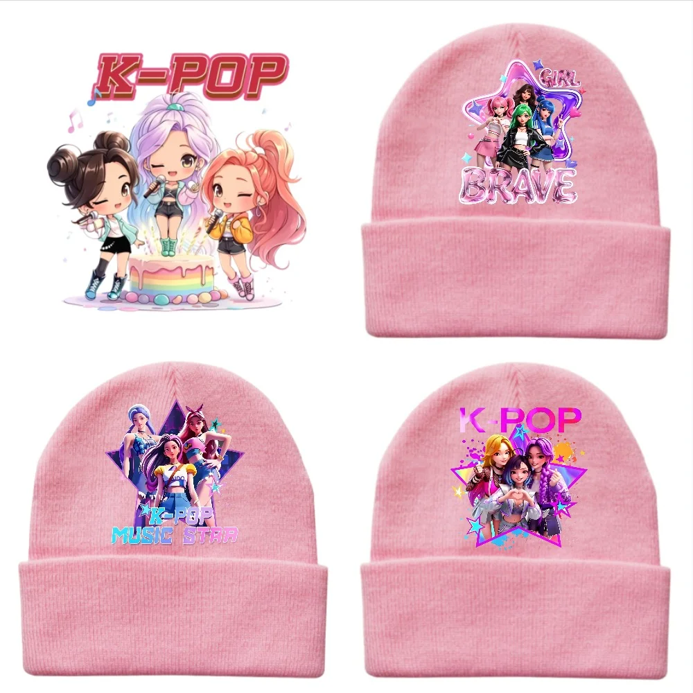 New K Girl POP Star Knitted Hats Lovely Children Headgear Cotton Warm Winter Cute Pink Cap Stylish Kids Navidad Birthday Gifts
New K Girl POP Star Knitted Hats Lovely Children Headgear Cotton Warm Winter Cute Pink Cap Stylish Kids Navidad Birthday Gifts
