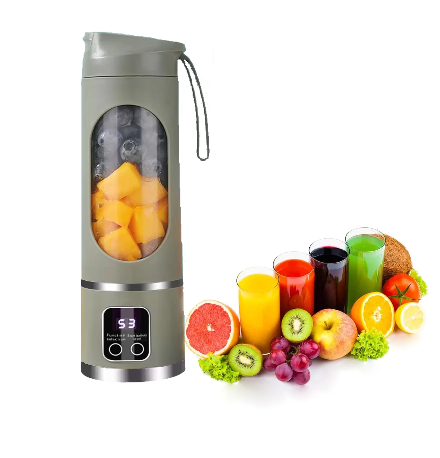 500ml Handheld Portable USB Rechargeable Fruit Juicer Blenders Mixers Ice Shaker
500ml Handheld Portable USB Rechargeable Fruit Juicer Blenders Mixers Ice Shaker