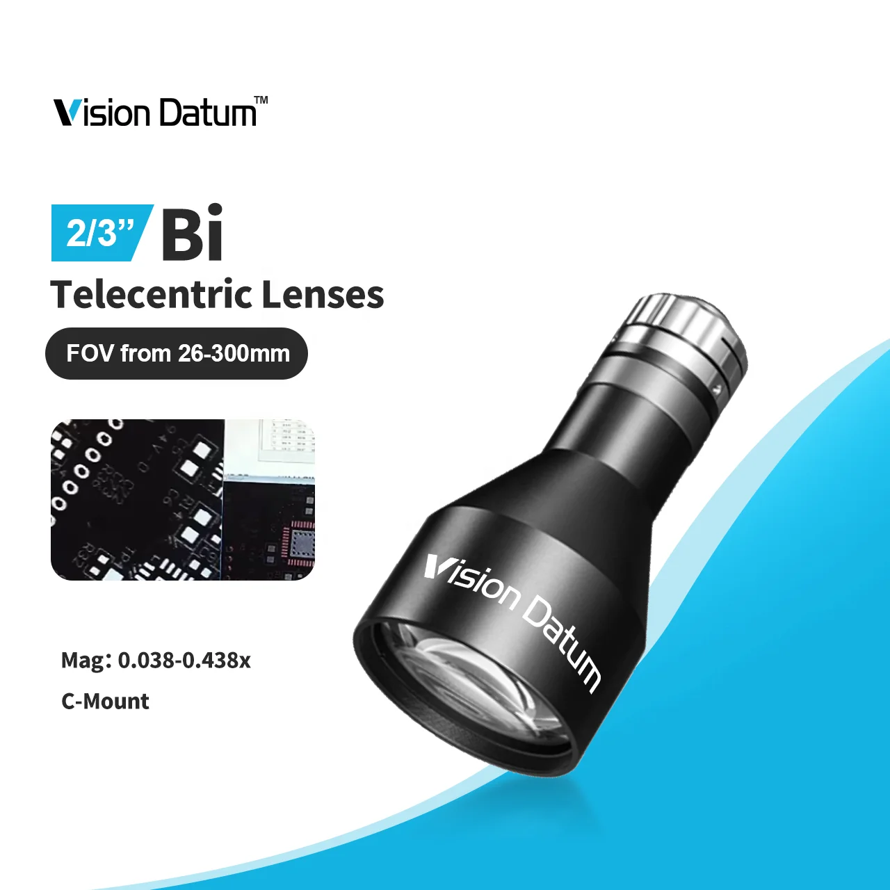 ZXY No Parallax 2/3" 180lp/mm C-Mount Макс. Телецентрическая линза машинного зрения FOV 300 мм FL 150 мм для оптической метрологии
ZXY No Parallax 2/3" 180lp/mm C-Mount Макс. Телецентрическая линза машинного зрения FOV 300 мм FL 150 мм для оптической метрологии