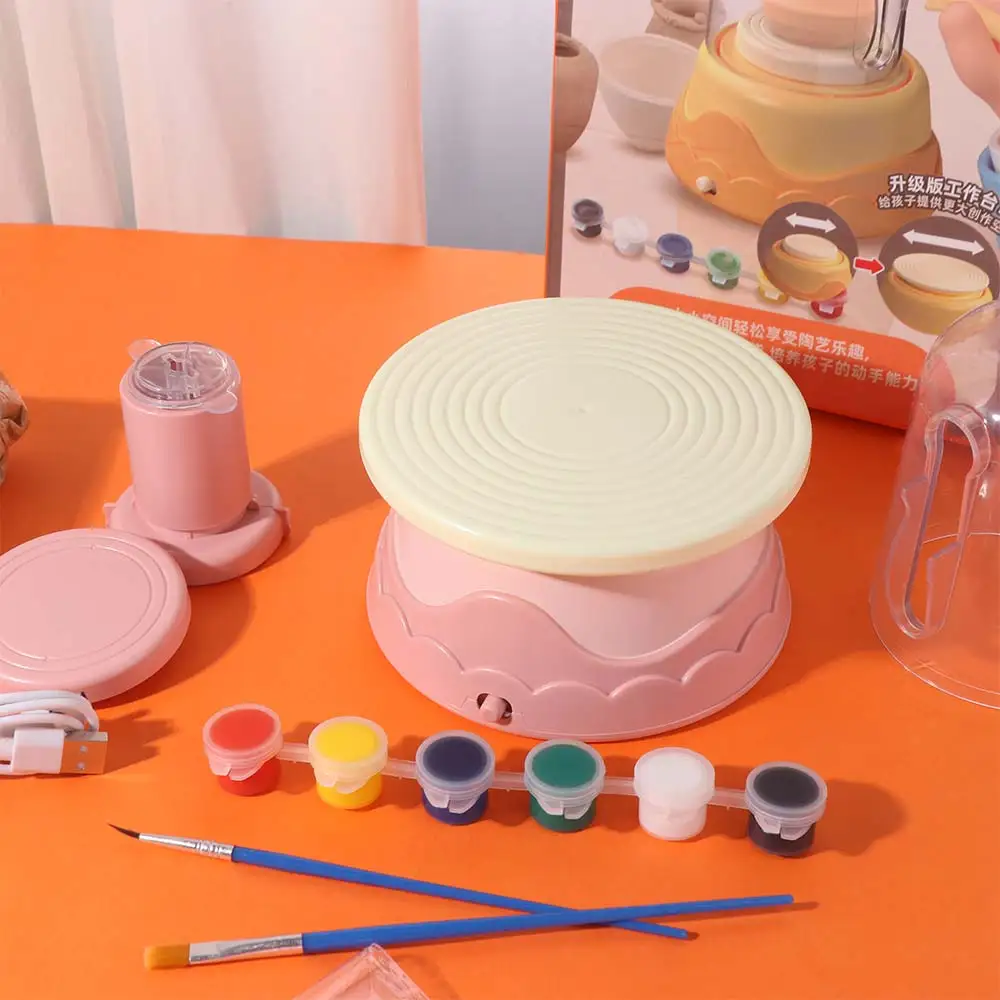 Handmade Ceramic Clay Casting Machine High-quality DIY Toys Electric Ceramic Machine Portable Drawing Turntable Pottery Machine
Handmade Ceramic Clay Casting Machine High-quality DIY Toys Electric Ceramic Machine Portable Drawing Turntable Pottery Machine