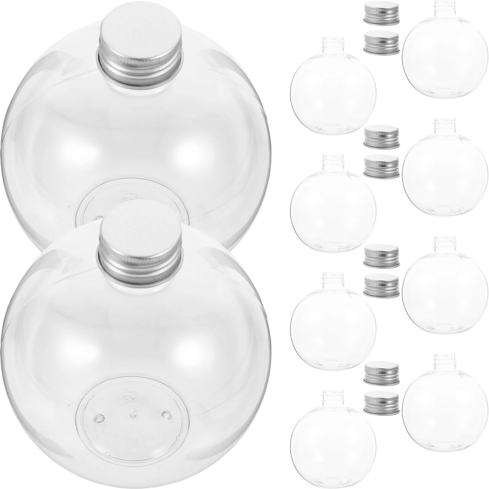 10 Pcs Light Bulb Ball Bottle Clear Round Containers with Lids for Liquid Storage Party Gifts Home Decoration Plastic Water
10 Pcs Light Bulb Ball Bottle Clear Round Containers with Lids for Liquid Storage Party Gifts Home Decoration Plastic Water