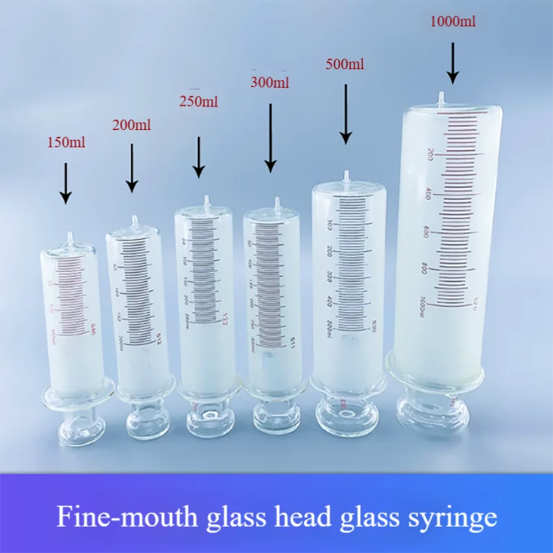 150ml200ml250ml300ml500ml1000ml fine mouth glass syringe injection large perfusion device for glue dispensing
150ml200ml250ml300ml500ml1000ml fine mouth glass syringe injection large perfusion device for glue dispensing
