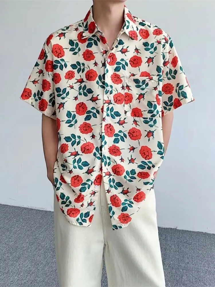 Мужская рубашка Hawaii Beach из ледяного шелка с коротким рукавом, летняя, в стиле Гонконг, шикарная, ретро, приталенная, с принтом, повседневная, для молодежи
Мужская рубашка Hawaii Beach из ледяного шелка с коротким рукавом, летняя, в стиле Гонконг, шикарная, ретро, приталенная, с принтом, повседневная, для молодежи