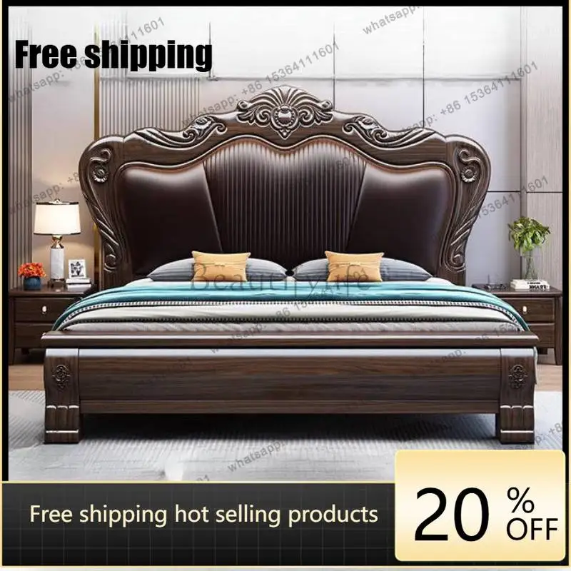 LJY European Elegant Double Bed Decoration Couples Wooden Floating Double Bed Frame Storage Modern Cama Casal Furniture For Home
LJY European Elegant Double Bed Decoration Couples Wooden Floating Double Bed Frame Storage Modern Cama Casal Furniture For Home
