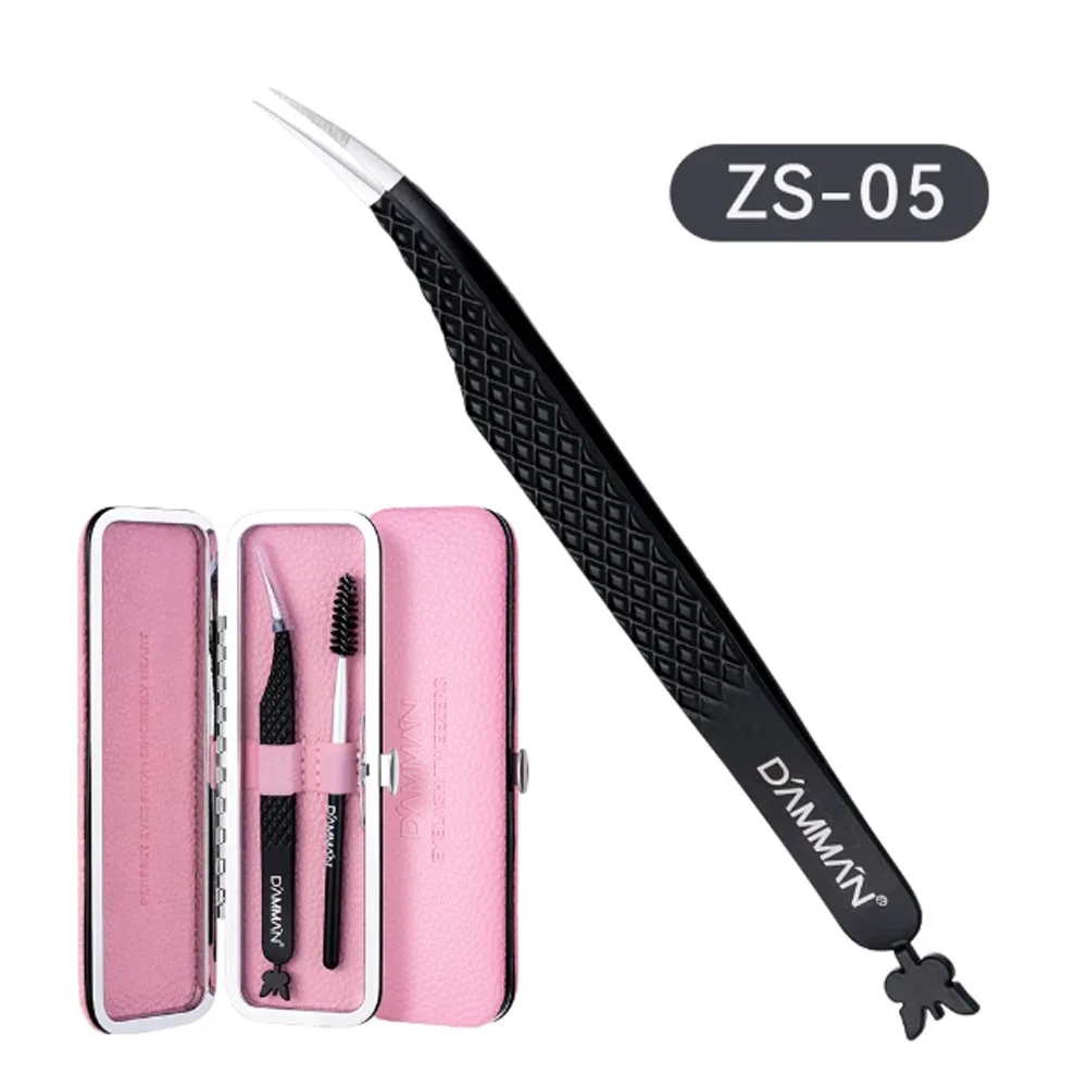 Large Flat Clamp Head Eyelash Tweezer Anti-slip Grid with Box Lash Tweezers Black Color Makeup Tools
Large Flat Clamp Head Eyelash Tweezer Anti-slip Grid with Box Lash Tweezers Black Color Makeup Tools